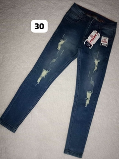 Pantalón Jean Rasgado