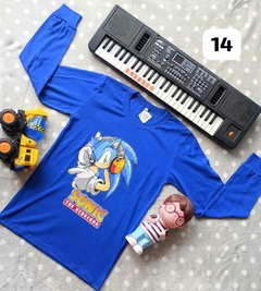 Polo Azul - Sonic