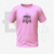 Camiseta rosa sorrisos são contagiosos