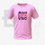 Camiseta rosa jesus está vivo