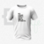 Camiseta Branca no lugar certo você brilha