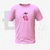 Camiseta rosa pantera cor de rosa