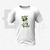 Camiseta branca eu não persigo eu atraio