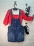 Jardineira jeans bluesteel