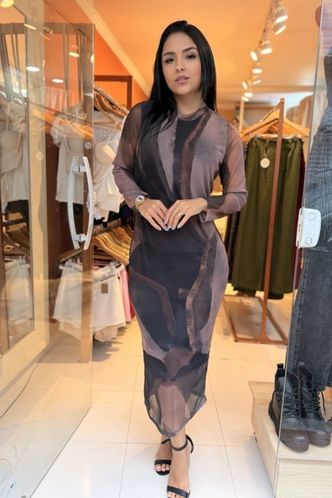 Vestido em tule