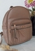 Mochila de cuero marron