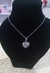 Collar corazon con strass