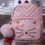 Mochila ecocuero gatito