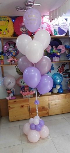 Bouquet de globos con helio en internet