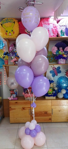 Bouquet de globos con helio