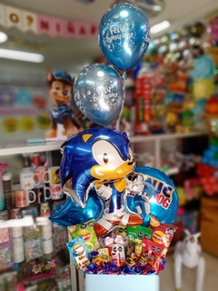 Caja decorada de Sonic