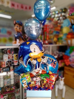 Caja decorada de Sonic - comprar online