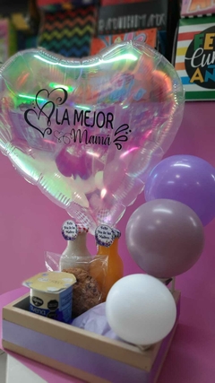 Desayuno Mamá Especial con Globo Tornasol - comprar online