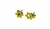 brinco estrela de davi dourado premium