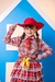 Conjunto Junino Xadrez Chiquinha Vermelho na internet