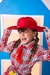 Conjunto Junino Xadrez Chiquinha Vermelho - Lele Moda Kids