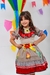 Fantasia Infantil Junino Maria Bonita Colorido Festas (0933MR) na internet