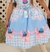 Imagem do Vestido Marie Junino Luxo Lilo Stitch Azul Bebe