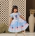 Vestido Marie Junino Luxo Lilo Stitch Azul Bebe na internet