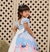 Vestido Marie Junino Luxo Lilo Stitch Azul Bebe - loja online