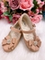 Sapatilha Flor Di Mila Nude Fosca - Rose - Lele Moda Kids