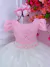 Vestido Infantil Rosa C/ Renda e Saia Off White Damas Longo (2208RC)