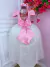 Vestido Infantil Rosa C/ Renda e Saia Off White Damas Longo (2208RC) - comprar online