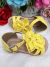 Sandália Amarelo Fosco Com Lacinho Luxo - comprar online