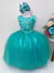 Vestido Infantil Verde Damas de Honra e Cinto Strass Pérola - comprar online