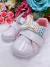 Tênis Branco Verniz Sereia Com Velcro Meninas - comprar online