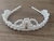 Coroa Infantil Princesa de Pérolas e Duplo Strass Luxo Cores - Lele Moda Kids