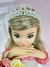 Coroa Infantil Princesa de Pérolas e Duplo Strass Luxo Cores na internet