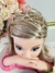Coroa Infantil Realeza Coração Prata e Dourada Super Luxo - Lele Moda Kids