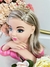 Coroa Infantil Realeza Coração Prata e Dourada Super Luxo