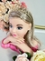 Coroa Infantil Realeza Coração C/ Pingente Prata e Dourada - Lele Moda Kids