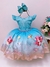 Vestido Infantil Pequena Sereia Fundo do Mar Escamas Luxo - comprar online