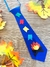 Gravatinha Infantil Junina Varias Cores Fogueira e Bandeiras - comprar online