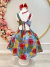 Vestido Infantil de Alça Primavera Verão Azul Colorido () - comprar online