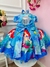 Vestido Infantil Pequena Sereia Ariel C/ Laço de Cabelo na internet