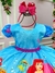Vestido Infantil Temáticos da Gigi Ariel - Sereia - Lele Moda Kids