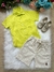 Conjunto Meninos Lucas Banana Club Shorts Camisa Verde Lima (
