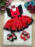 Romper/Vestido Minnie/Minie Vermelho