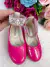 Sapatilha Flor di Mila Pink "Perolas" Luxo - Lele Moda Kids