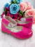 Sapatilha Flor di Mila Pink "Perolas" Luxo - Lele Moda Kids