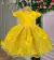 Vestido Marie Jardim Encantado Luxo Amarelo