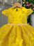 Imagem do Vestido Marie Jardim Encantado Luxo Amarelo