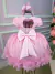 Vestido Vila Lele Jardim Encantado Alice Rosa Bebe - Lele Moda Kids