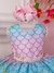 Vestido Infantil Tay Day Sereia Princesa Luxo Festa ()