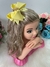 Laço Perolas e Strass Mavie Amarelo - comprar online