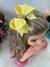 Laço Perolas e Strass Mavie Amarelo na internet